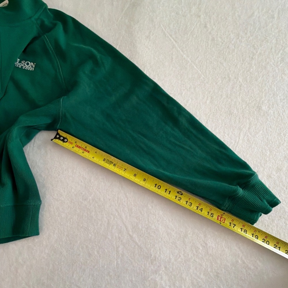 Wilson Sporting Goods Womens XL Green Quarter Zip Pullover Sweatshirt WW00155431 - Picture 11 of 11
